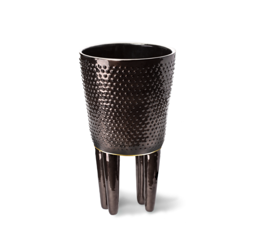 DJEMBE Planter w/ Quad Legs Large