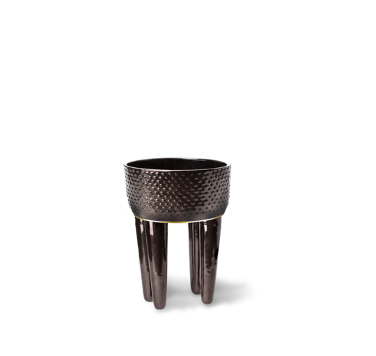 DJEMBE Planter w/ Quad Legs Small